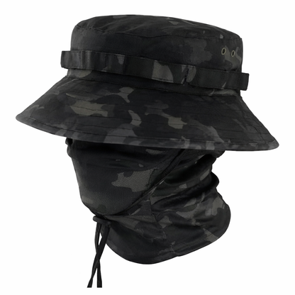 Set aus taktischer Mütze mit Balaklava