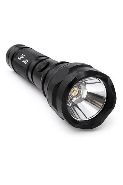 LED-Taschenlampe Black Airsoft 903 12V mit Ladegerät und Akku
