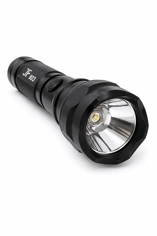 LED-Taschenlampe Black Airsoft 903 12V mit Ladegerät und Akku
