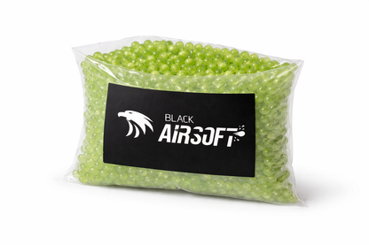 Leuchtende Tracer Airsoft-Kugeln 0,12g, 6mm – 2000 Stück grün Glow BB