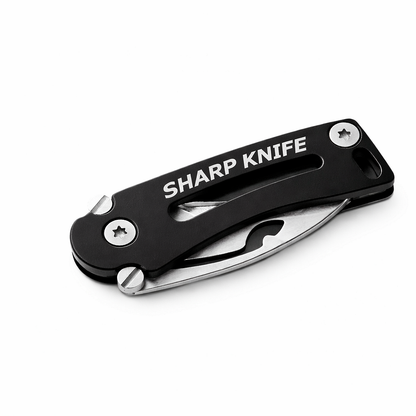 Mini-Klappmesser mit gebogener Klinge für Schlüsselanhänger – kompaktes EDC-Werkzeug