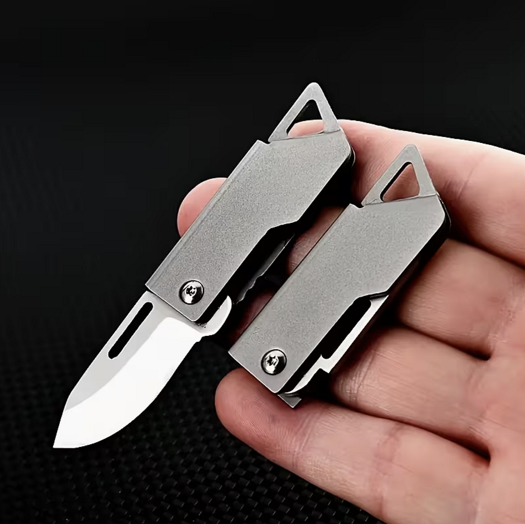 Mini-Klappmesser für Schlüsselanhänger – kompaktes EDC-Werkzeug