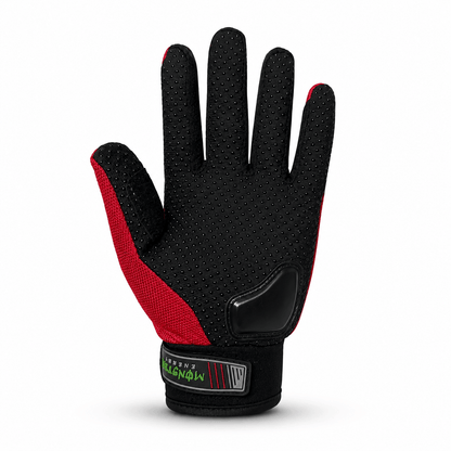 Motorradhandschuhe mit harten Protektoren - L