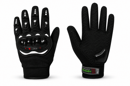 Motorradhandschuhe mit harten Protektoren - L