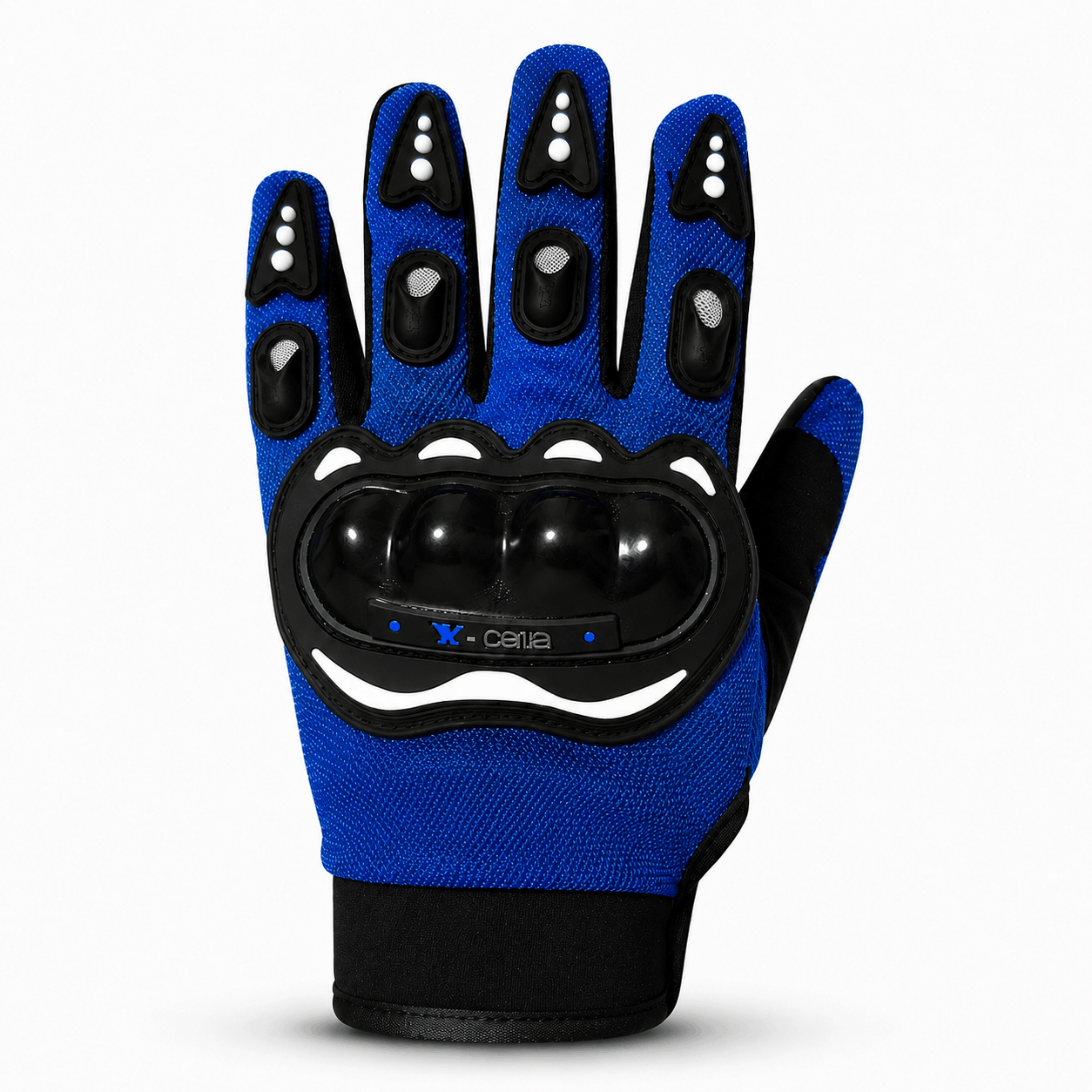 Motorradhandschuhe mit harten Protektoren - L