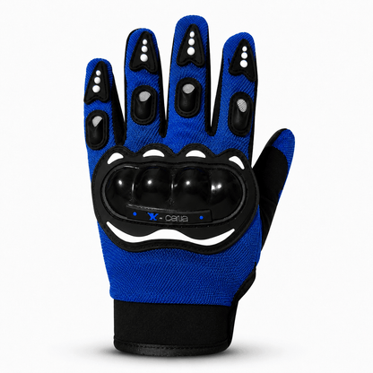 Motorradhandschuhe mit harten Protektoren - L
