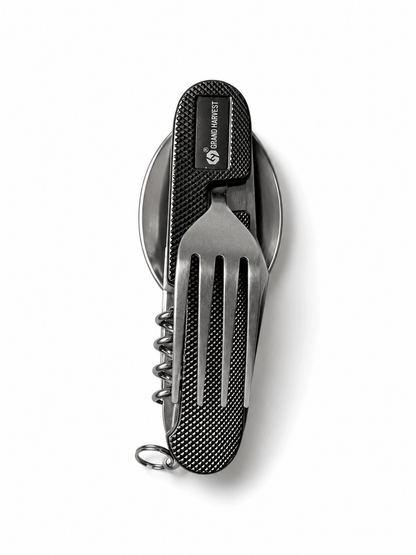 Multifunktionales Camping-Set BlackAirsoft NomadFork