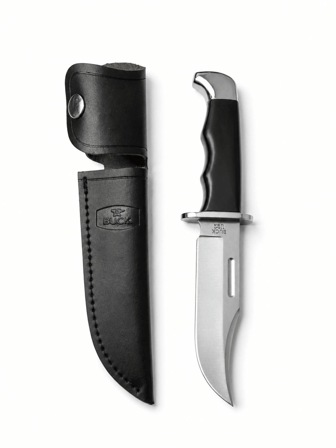 Outdoor-Messer BUCK 119 mit Lederscheide