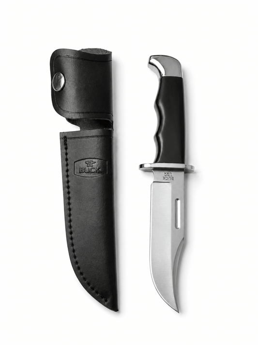 Outdoor-Messer BUCK 119 mit Lederscheide
