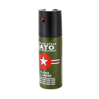 Pfefferspray NATO CS-GAS 60 ml – Selbstverteidigungsspray mit Jet-Düse bis 3 m