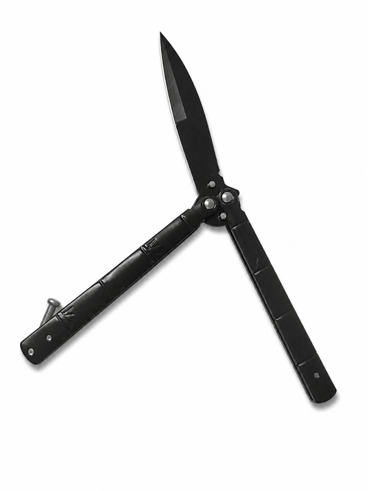 Klappmesser Butterfly Black Airsoft Shadow