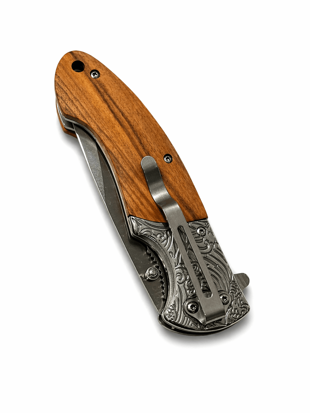 Klappmesser Browning mit Holzgriff – EDC und Camping