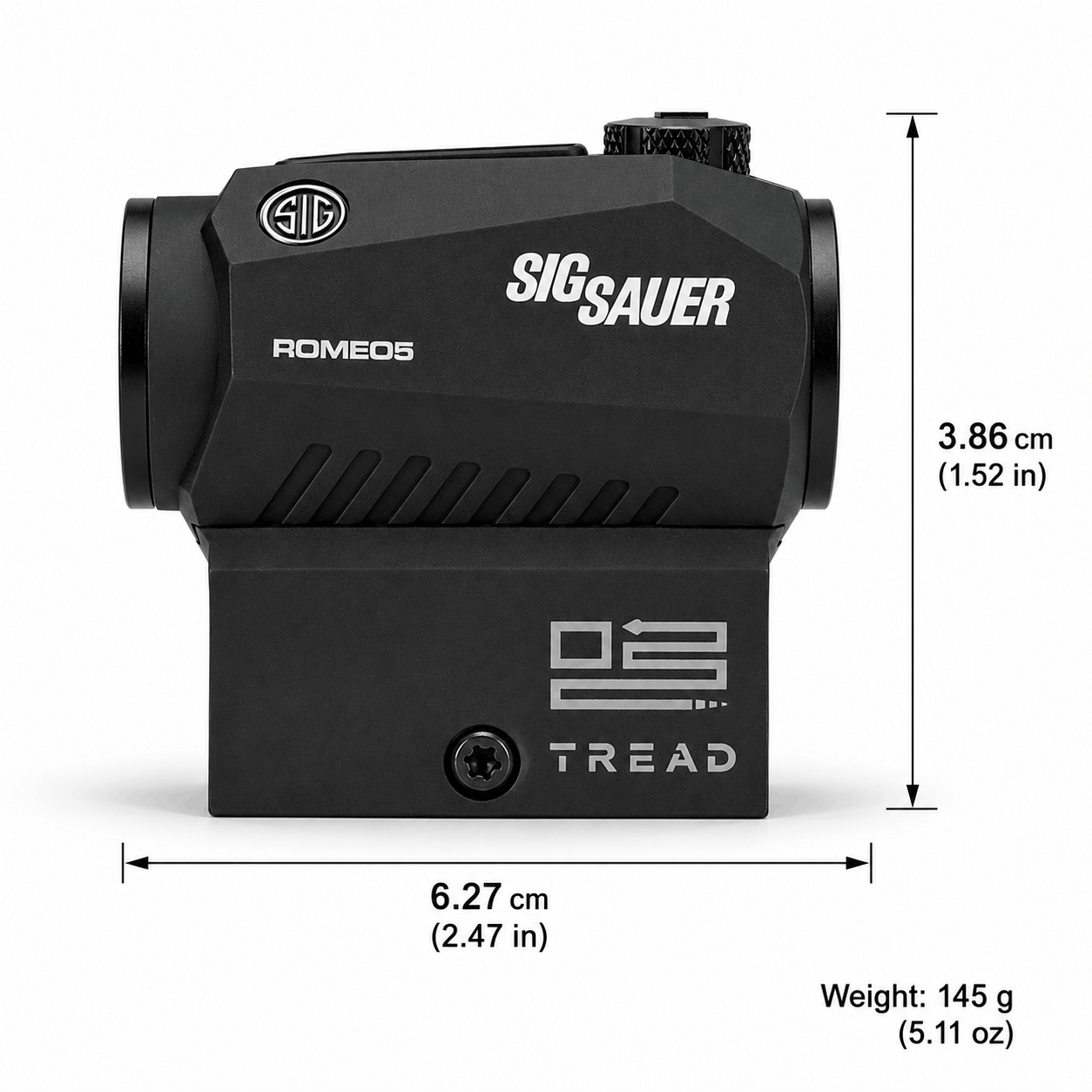 Reflexvisier SIG Sauer ROMEO5 COMPACT 1x20mm 2 MOA Red Dot