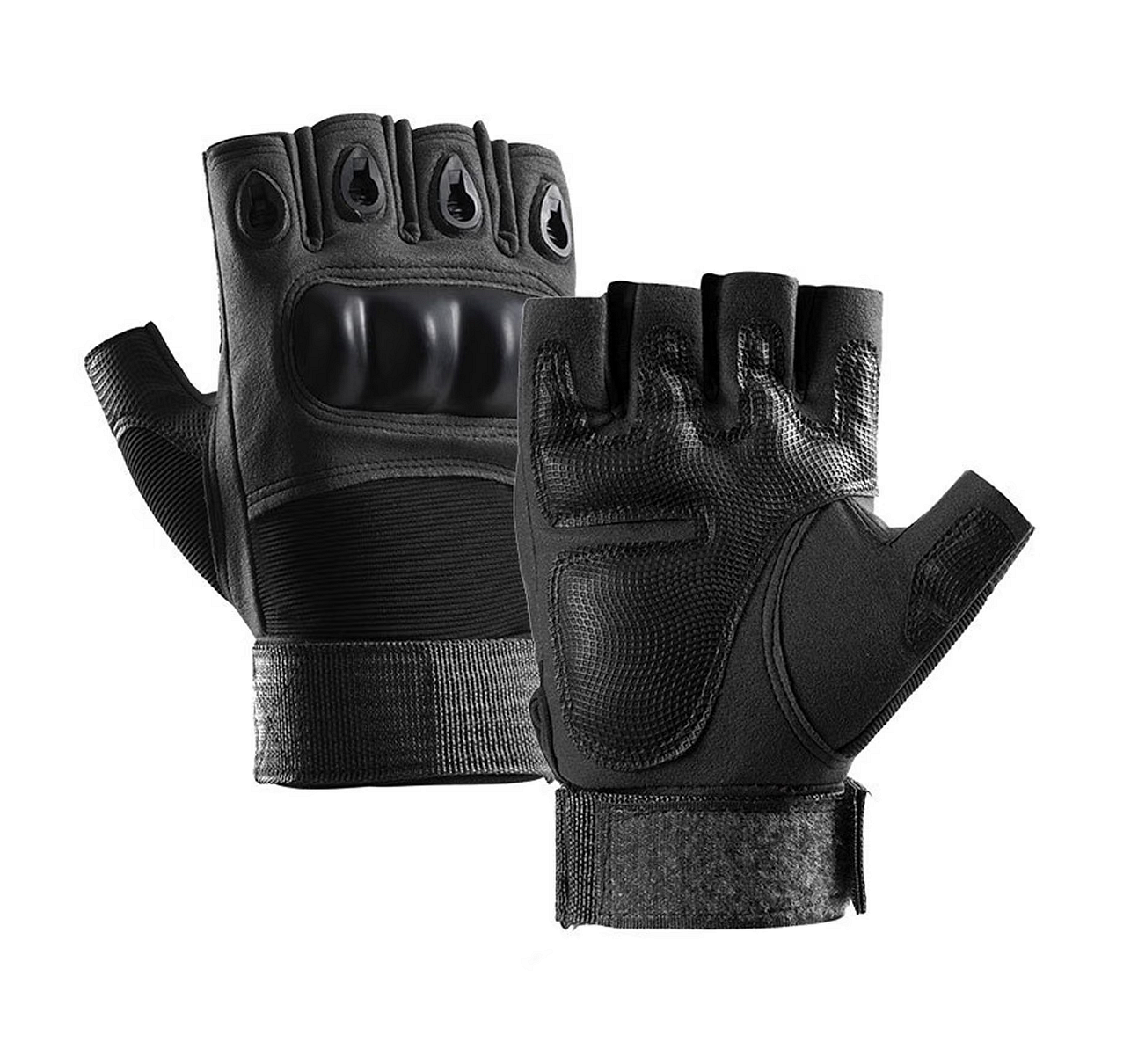 Taktische Fingerlose Handschuhe mit Protektoren
