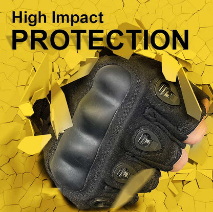 Taktische Fingerlose Handschuhe mit Protektoren