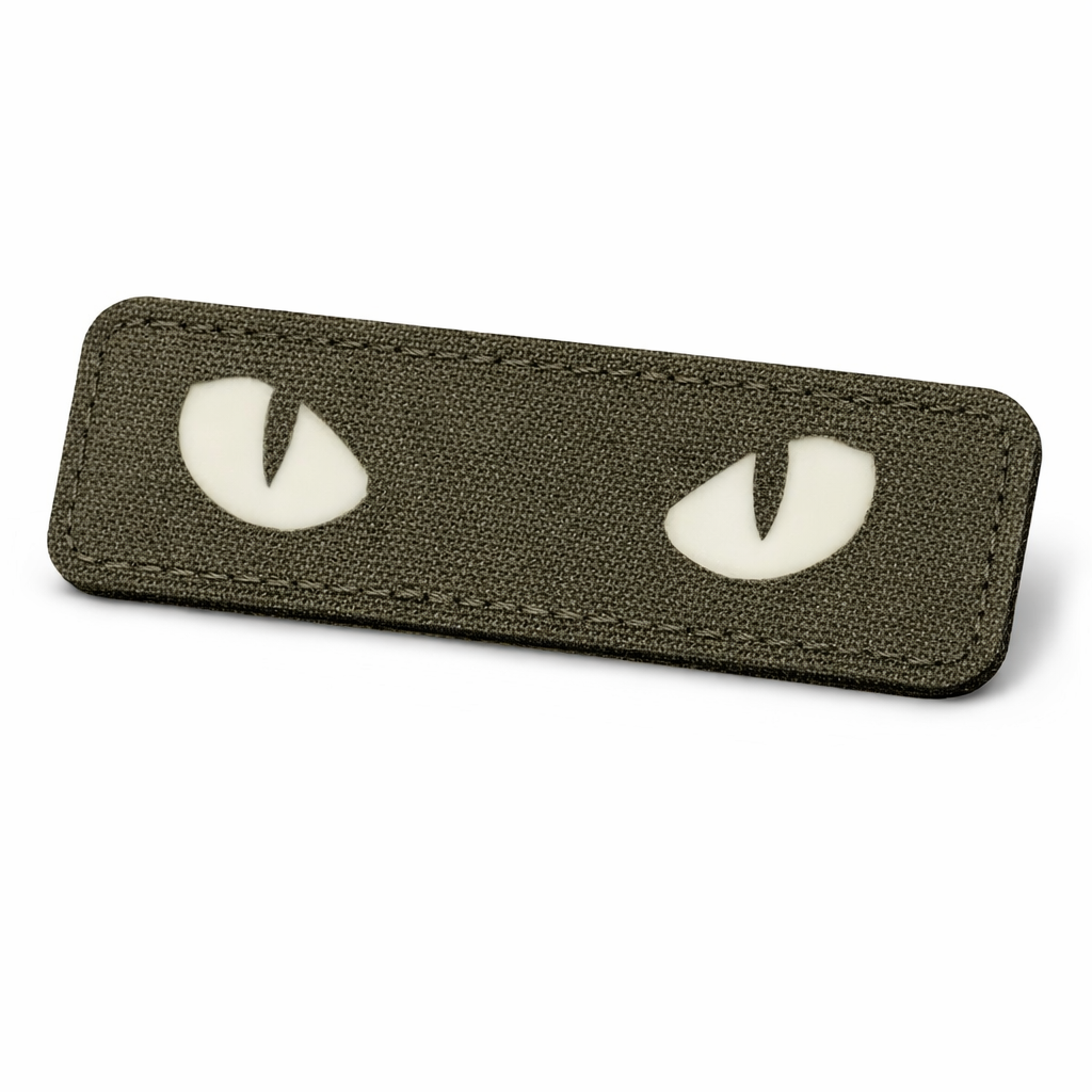 Taktisches leuchtendes Patch, „Katzenaugen“ – Glow in the Dark