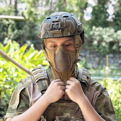 Taktische Balaklava mit eingebauter Mundmaske