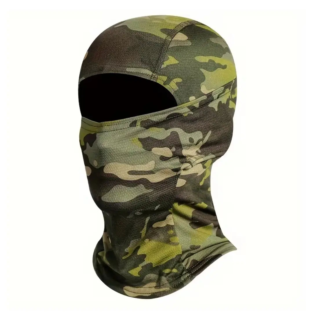 Taktische Camouflage-Balaklava mit einer Öffnung – Gesichtsmaske