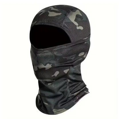 Taktische Camouflage-Balaklava mit einer Öffnung – Gesichtsmaske