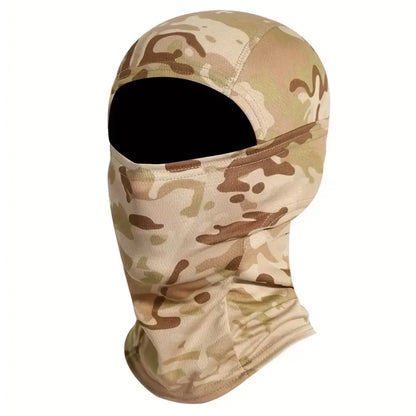 Taktische Camouflage-Balaklava mit einer Öffnung – Gesichtsmaske