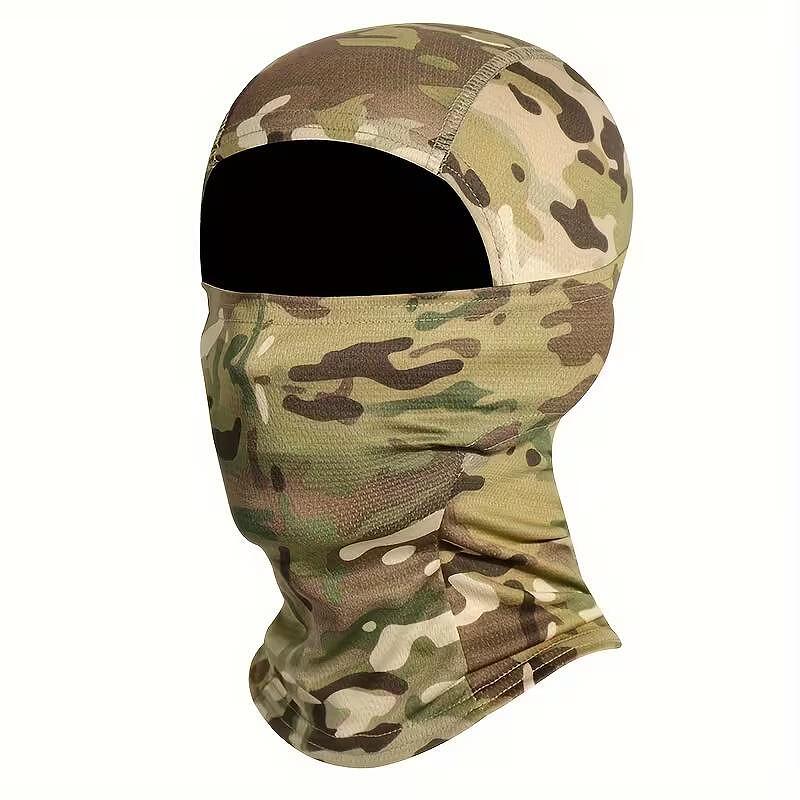 Taktische Camouflage-Balaklava mit einer Öffnung – Gesichtsmaske