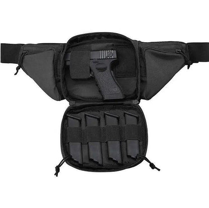 Taktische Gürteltasche mit MOLLE-System und Fach für Pistole 600D