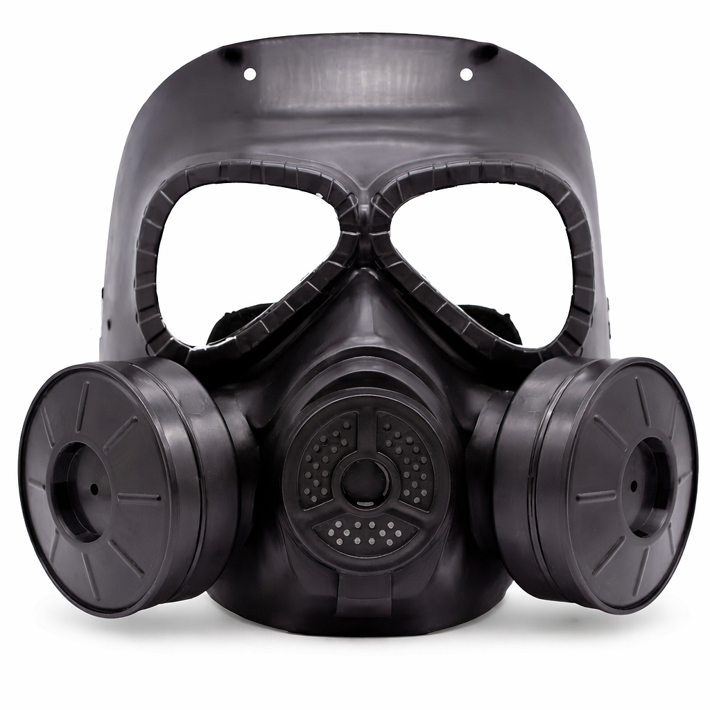 Taktische Maske mit Doppel-Filtern – SWAT-Stil