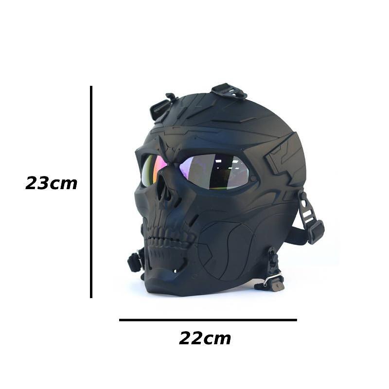 Taktische Maske Skull Helmet mit Visier