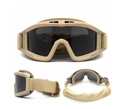 Taktische Schutzmaske, Brille Anti-Beschlag