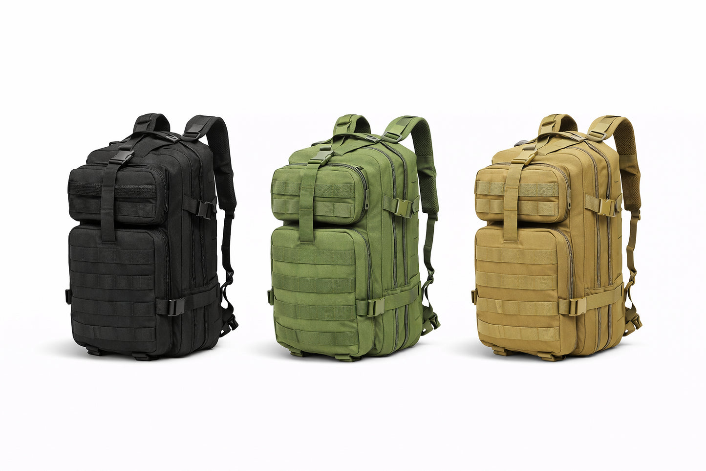 Taktischer Rucksack 30L, Klett mit US-Flagge 1000D