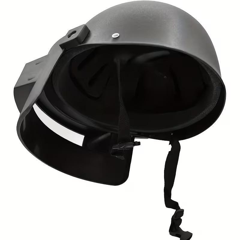 Taktischer Schutzhelm mit Visier – SWAT-Stil, schwarz