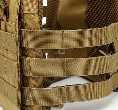 Taktische Weste Plate Carrier, MOLLE-System, verstellbar