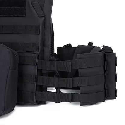 Taktische Weste Plate Carrier, MOLLE-System, mit Modulen – verstellbar