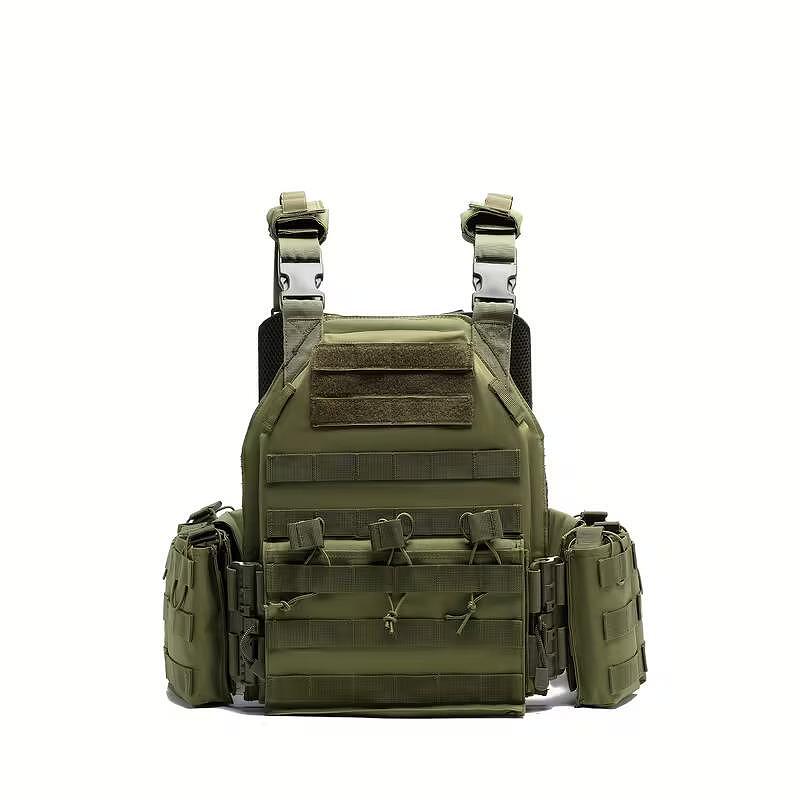 Taktische Weste Plate Carrier, MOLLE-System, mit Modulen – verstellbar