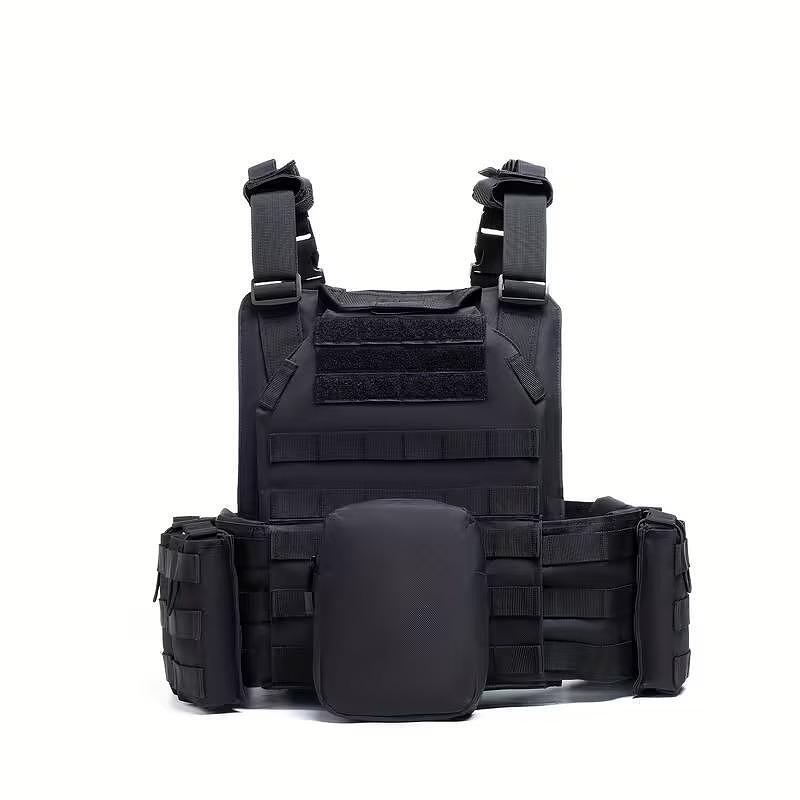 Taktische Weste Plate Carrier, MOLLE-System, mit Modulen – verstellbar