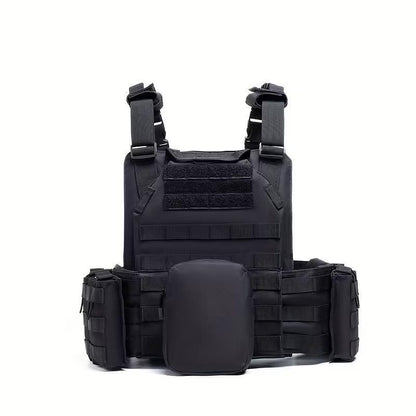 Taktische Weste Plate Carrier, MOLLE-System, mit Modulen – verstellbar