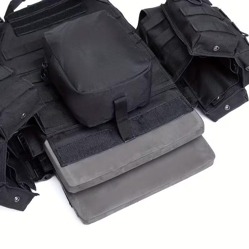 Taktische Weste Plate Carrier, MOLLE-System, mit Modulen – verstellbar