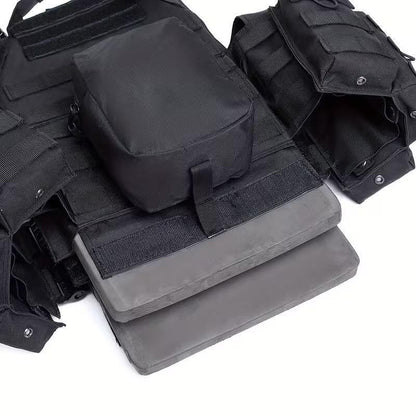 Taktische Weste Plate Carrier, MOLLE-System, mit Modulen – verstellbar