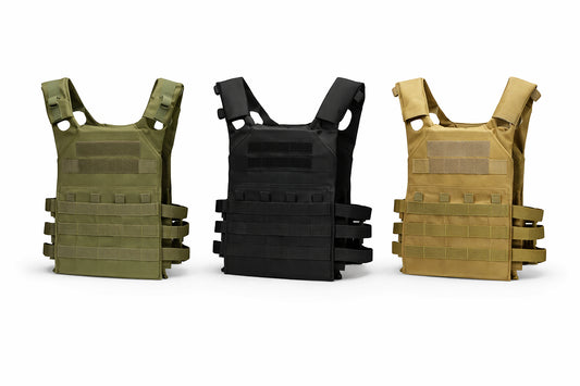 Taktische Weste Plate Carrier, MOLLE-System, verstellbar