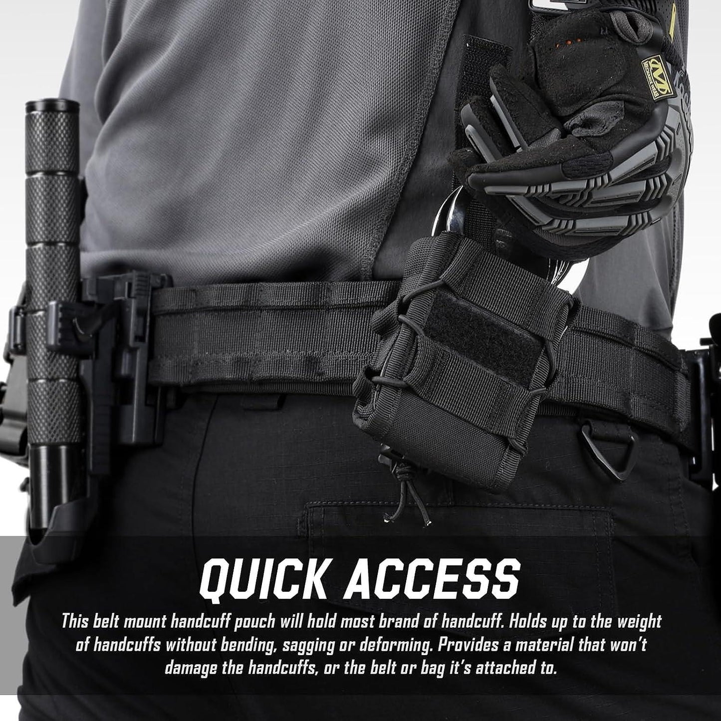 Taktischer Handschellenholster mit MOLLE-System