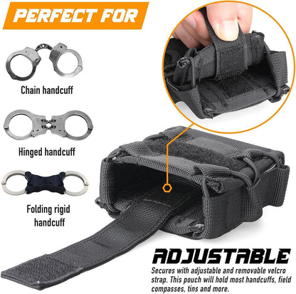 Taktischer Handschellenholster mit MOLLE-System
