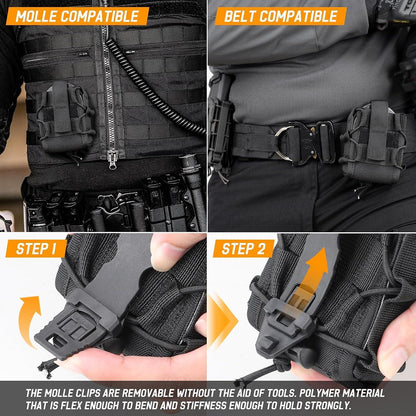 Taktischer Handschellenholster mit MOLLE-System
