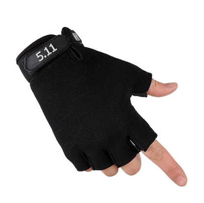 Taktische fingerlose Handschuhe ohne Protektoren