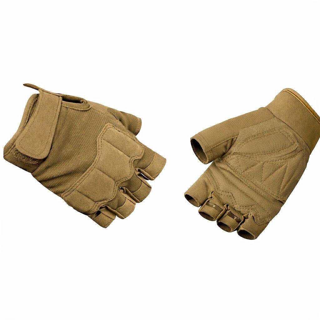 Taktische fingerlose Handschuhe mit verstärktem Schutz