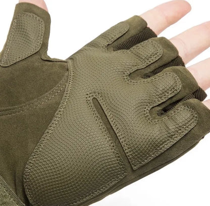Taktische Fingerlose Handschuhe mit Protektoren