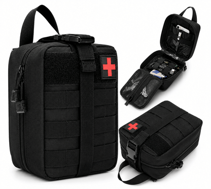 Taktische Erste-Hilfe-Tasche MOLLE BlackAirsoft Rip-Away, medizinische Notfalltasche