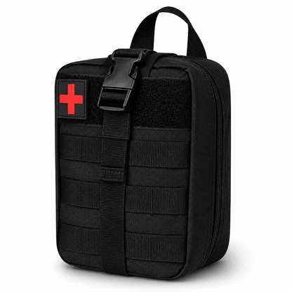 Taktische Erste-Hilfe-Tasche MOLLE BlackAirsoft Rip-Away, medizinische Notfalltasche