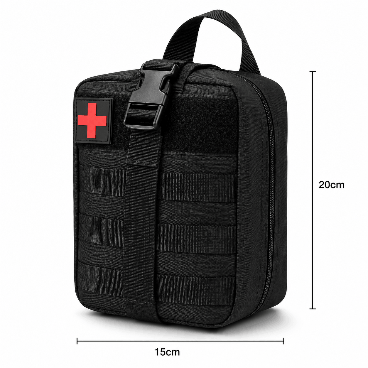 Taktische Erste-Hilfe-Tasche MOLLE BlackAirsoft Rip-Away, medizinische Notfalltasche