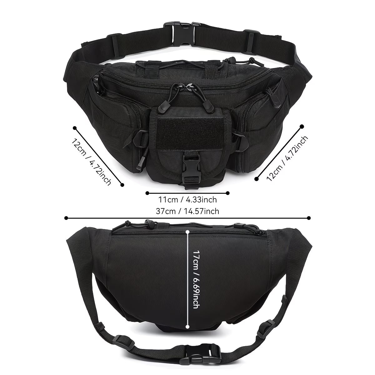 Taktische Gürteltasche BlackAirsoft Banana 600D