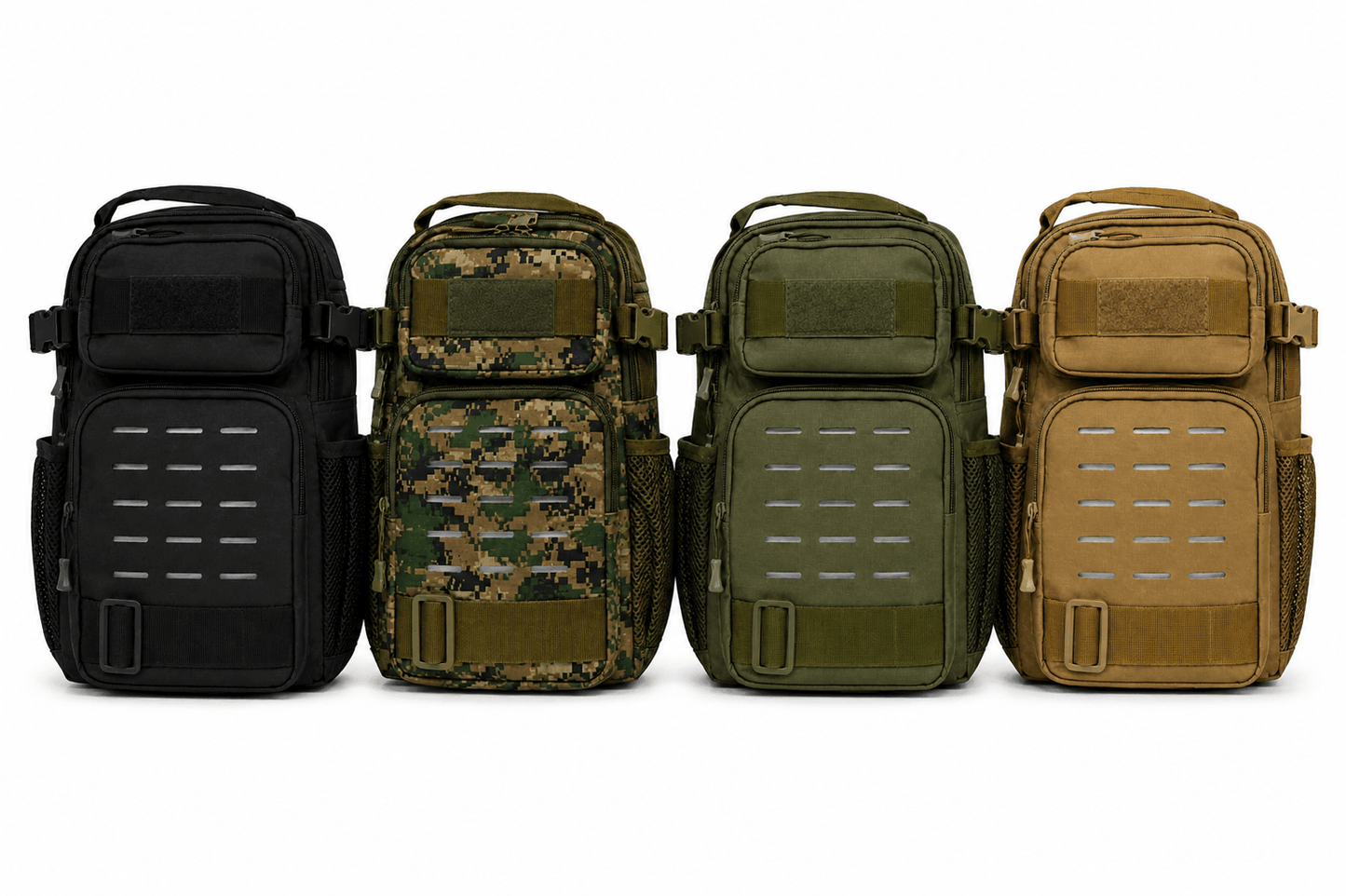 Taktischer EDC-Rucksack 10L mit einem Schultergurt und MOLLE-System